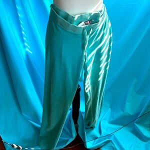 Aqua Juicy Couture, size M velour, track suit. Long pants, long sleeve jacket